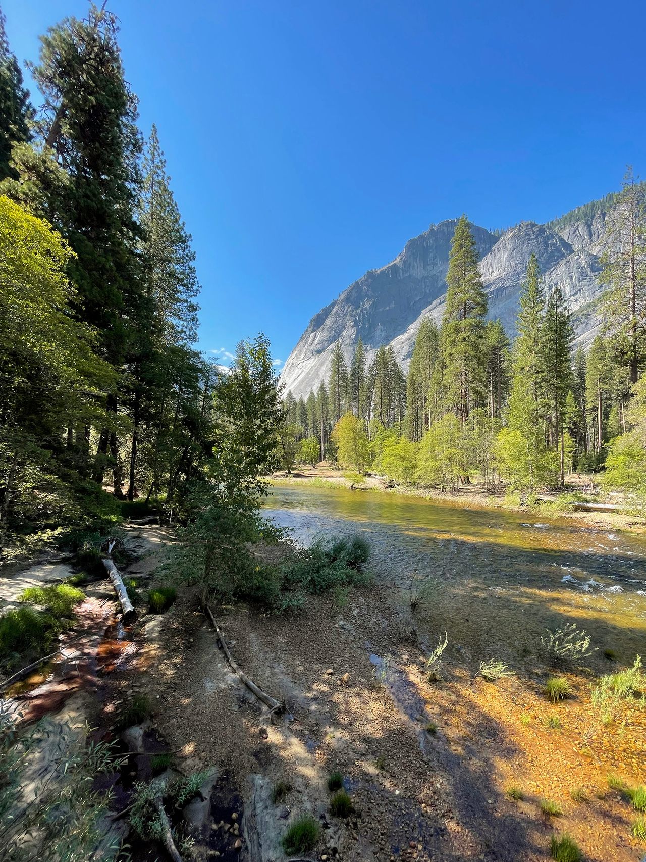 River on the walk to Mirror Lake.