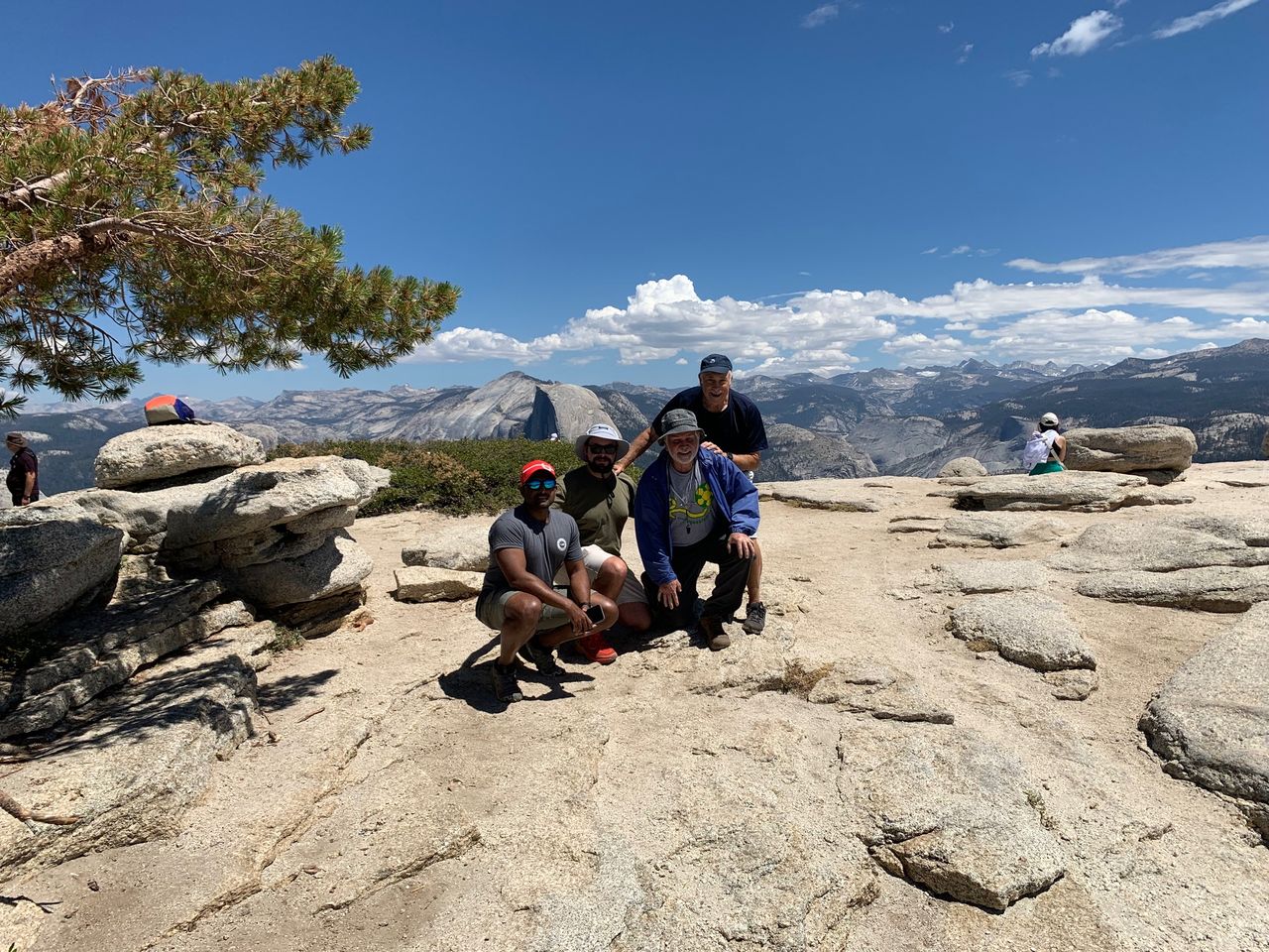 Andi, Me, Uncle Ron and Dad on top of Sentinel Dome.