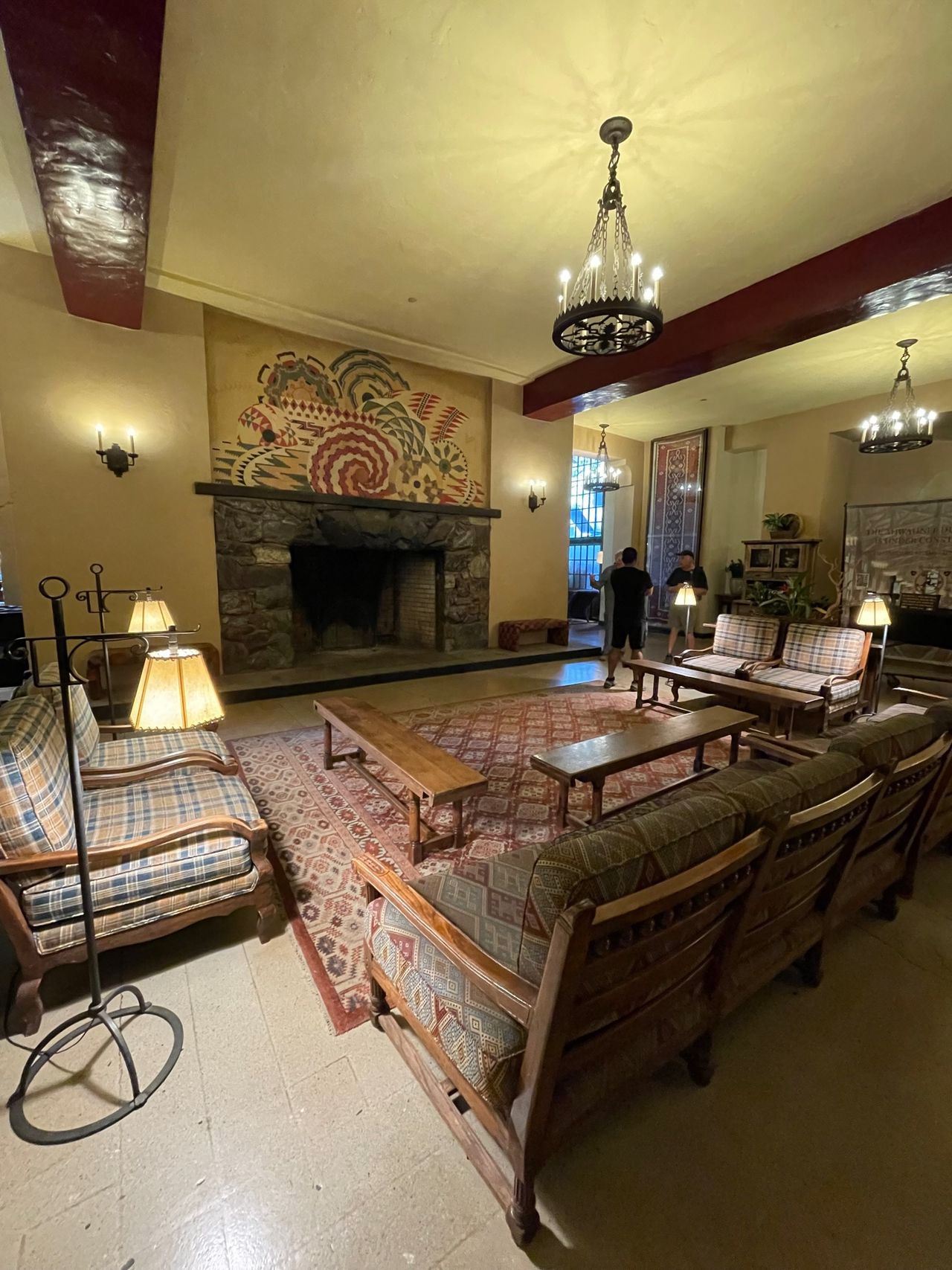 A living room in The Ahwahnee.
