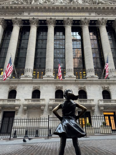 Fearless Girl at NYSE