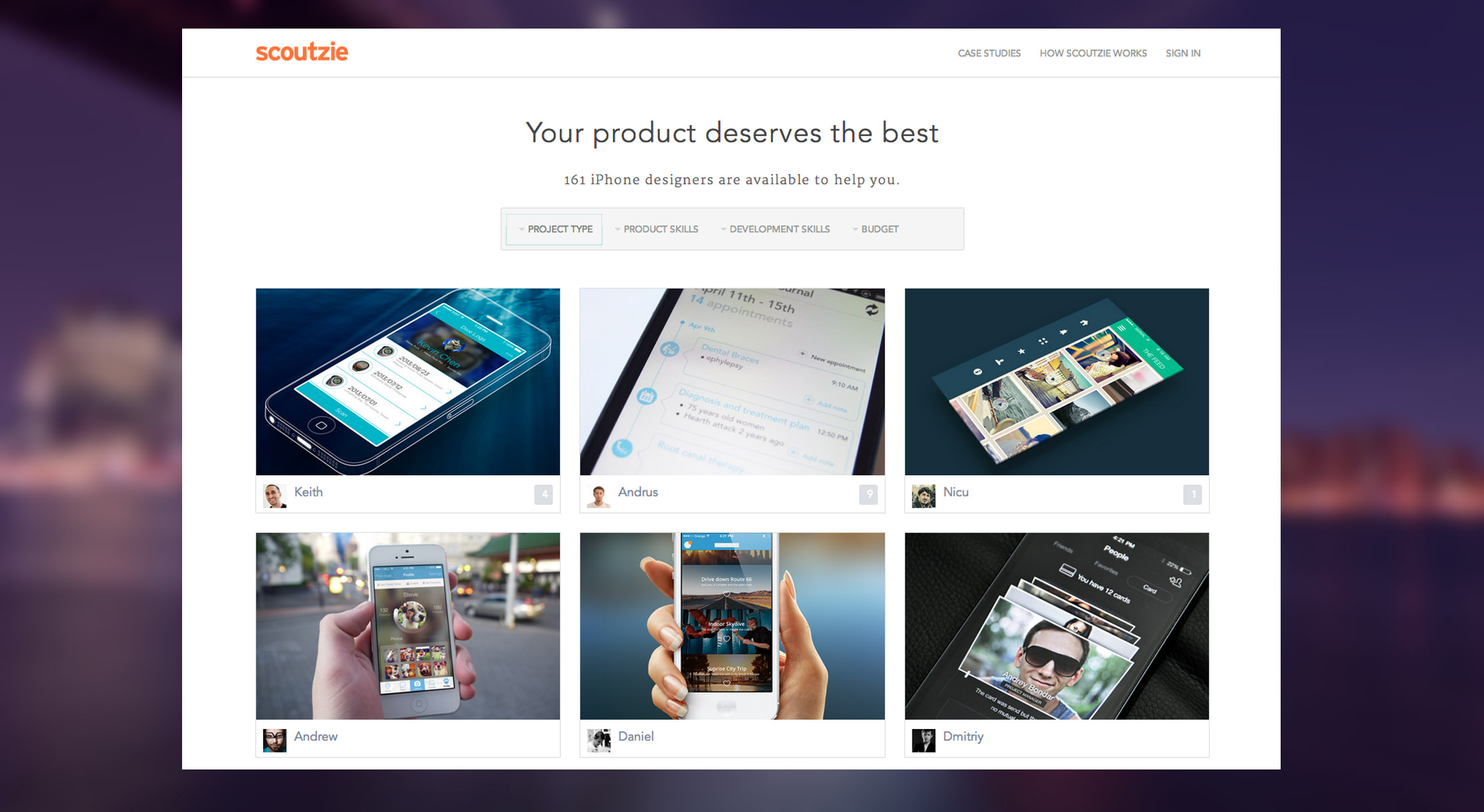 Scoutzie Dashboard