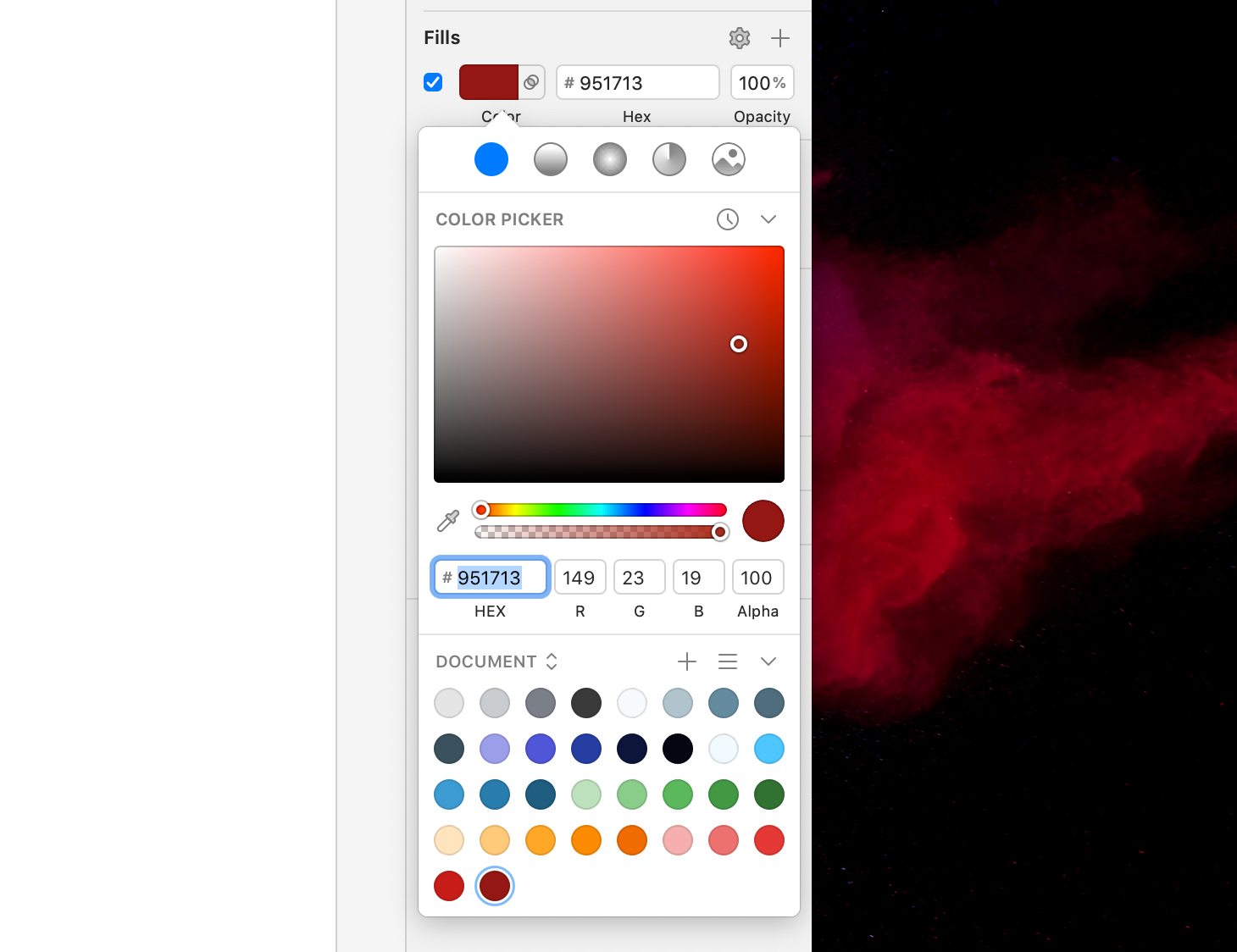 Sketch Color Palette Unorganized