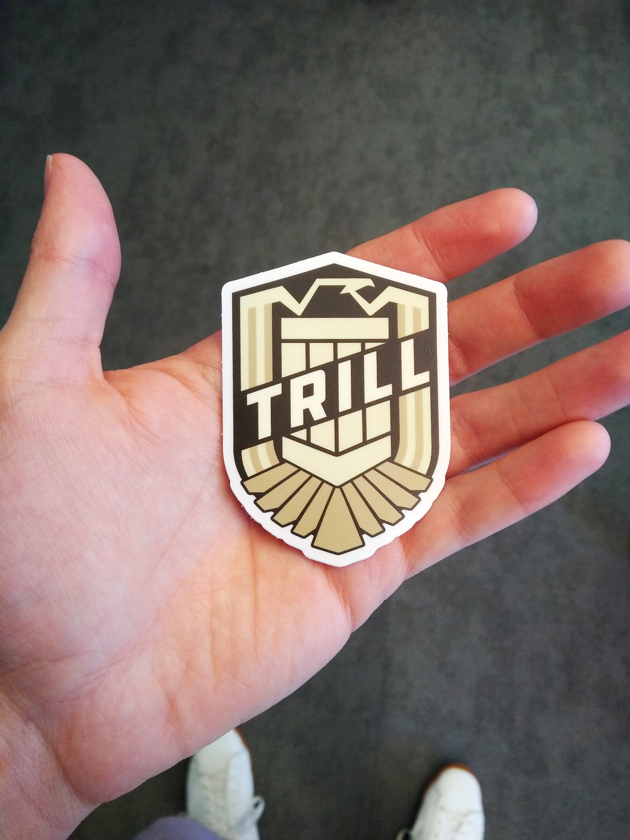 Team Sticker Design License to Trill